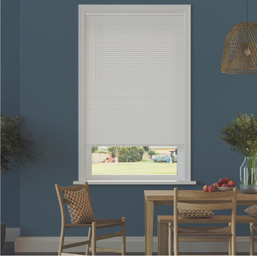 Project Source 1” Vinyl 30 x 64” Slat Width Darkening Blind